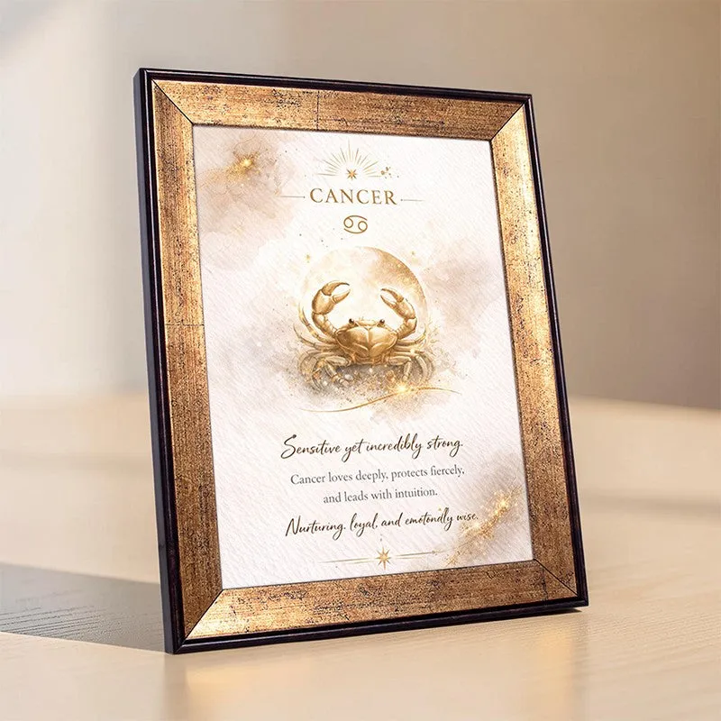 Cancer Zodiac Photo Frame media 1
