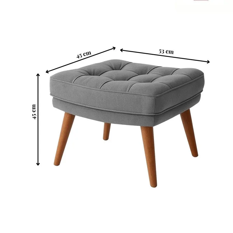 Cresvino Prime Ottoman - Grey media 5