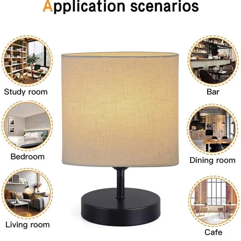 MonoCraft Light Metal Table Lamp - Beige media 5