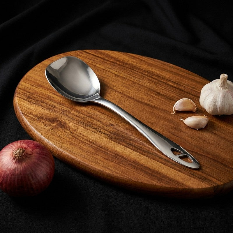 Solid Stainless Steel Serving Spoon - 35 CM