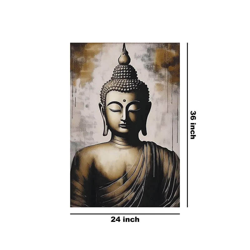 Mystical Buddha Wall Painting media 10
