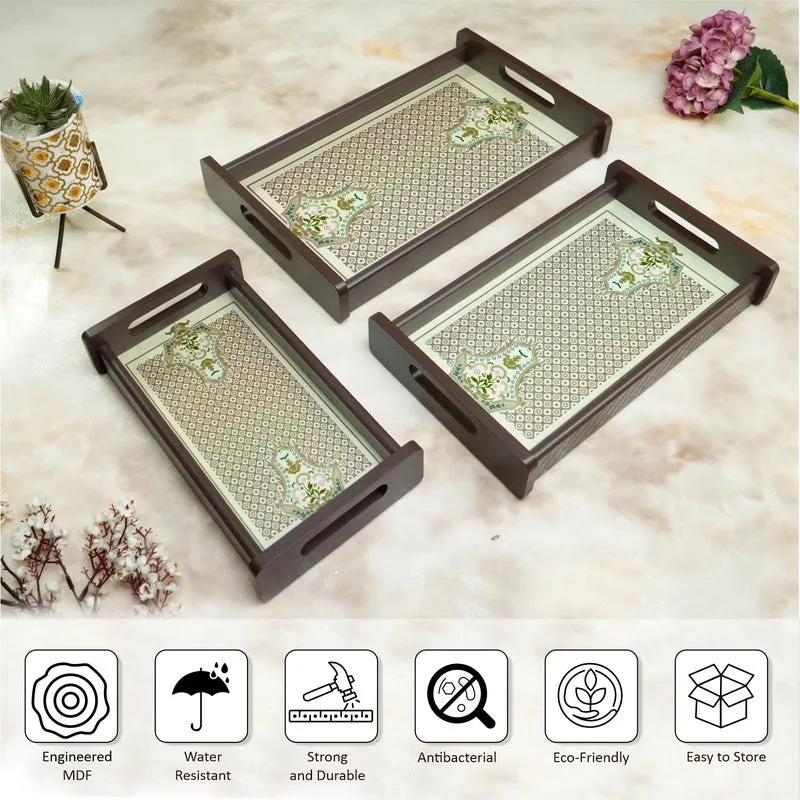 Maveno Wooden Serving Tray - Set Of Three media 8
