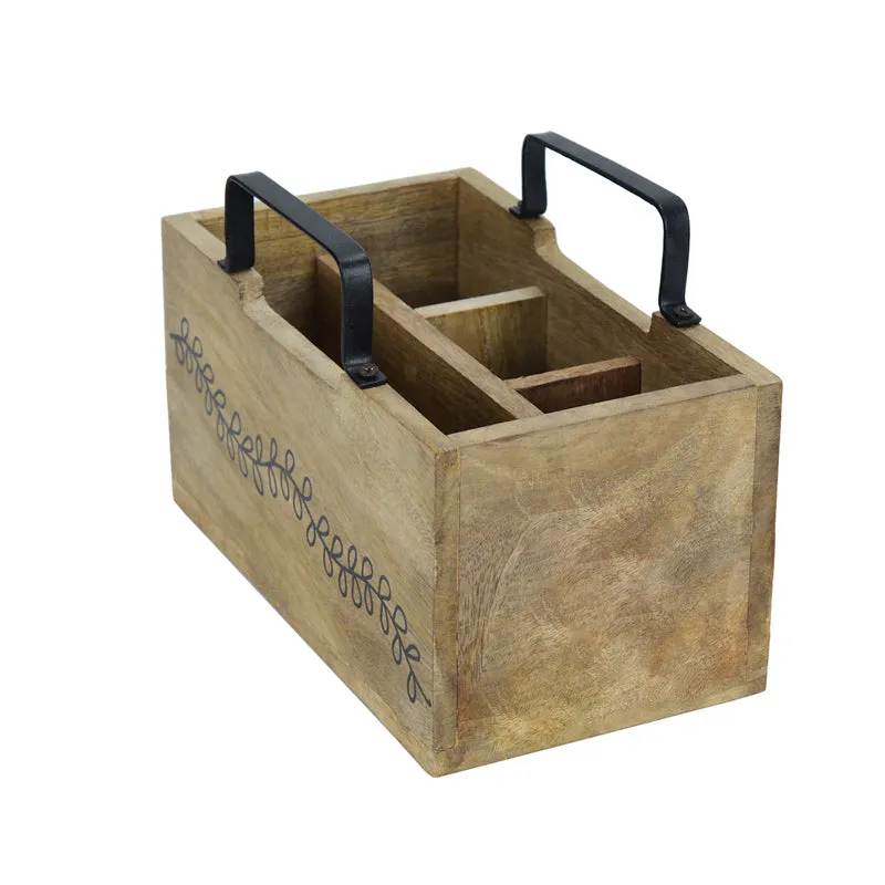 Rita Wooden Cutlery Holder media 3