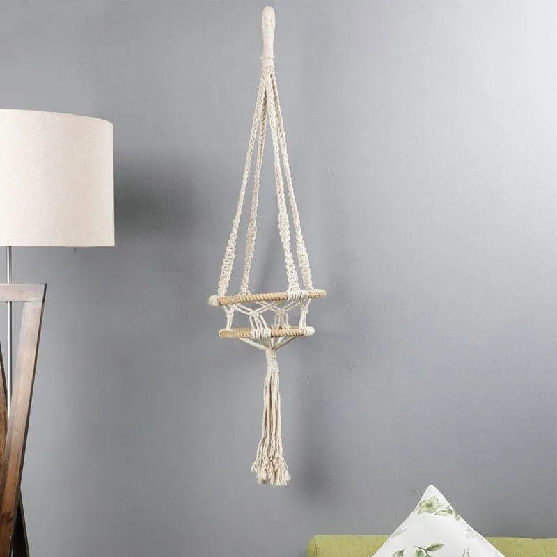 Charise Macrame Planter media 3