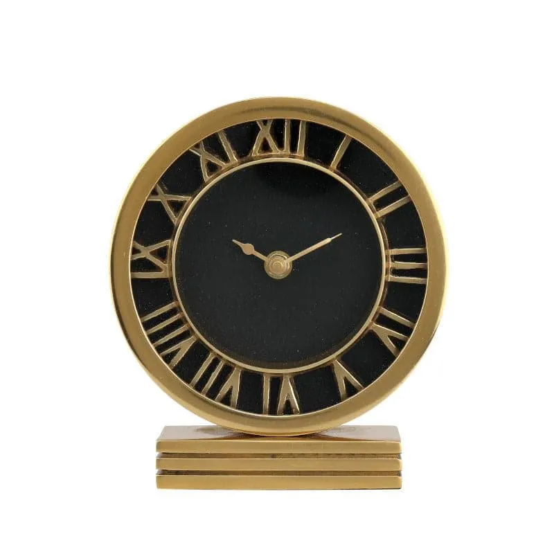 Severine Table Clock - Gold media 4