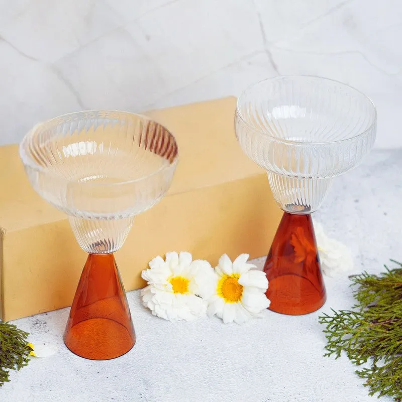Amber Shine Whiskey Glasses(240 mL) - Set Of Two media 1