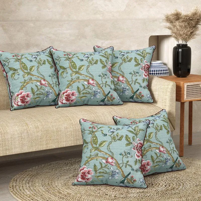Shalvi Floral Cushion Cover - Set Of Two media 3