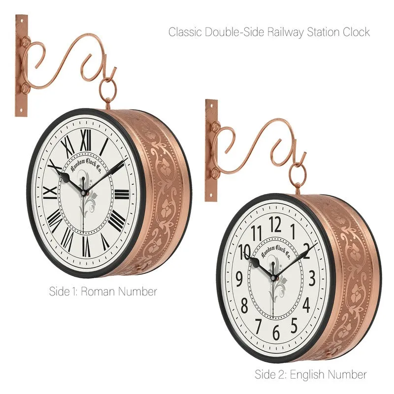 Glenford Double Sided Wall Clock media 4