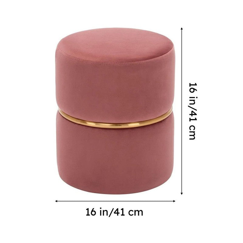 Zyvra Softin Ottoman - Pink media 7
