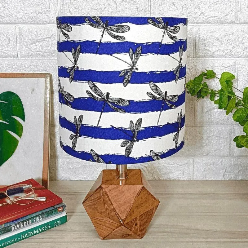Dragonfly Buzz Hexa Fabric Table Lamp - Multicolor media 3