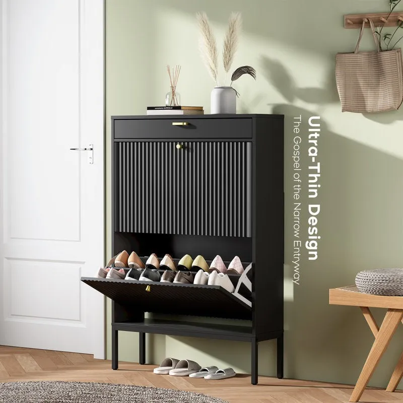 Orbit Metal Shoe Rack - Black media 6