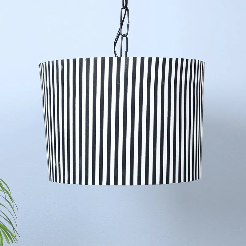Zebro Printed Iron Ceiling Lamp media 3