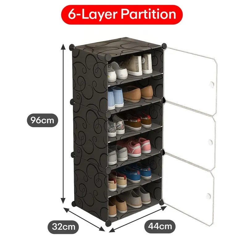 Rioware Cubix Home Shoe Racks - Black media 10