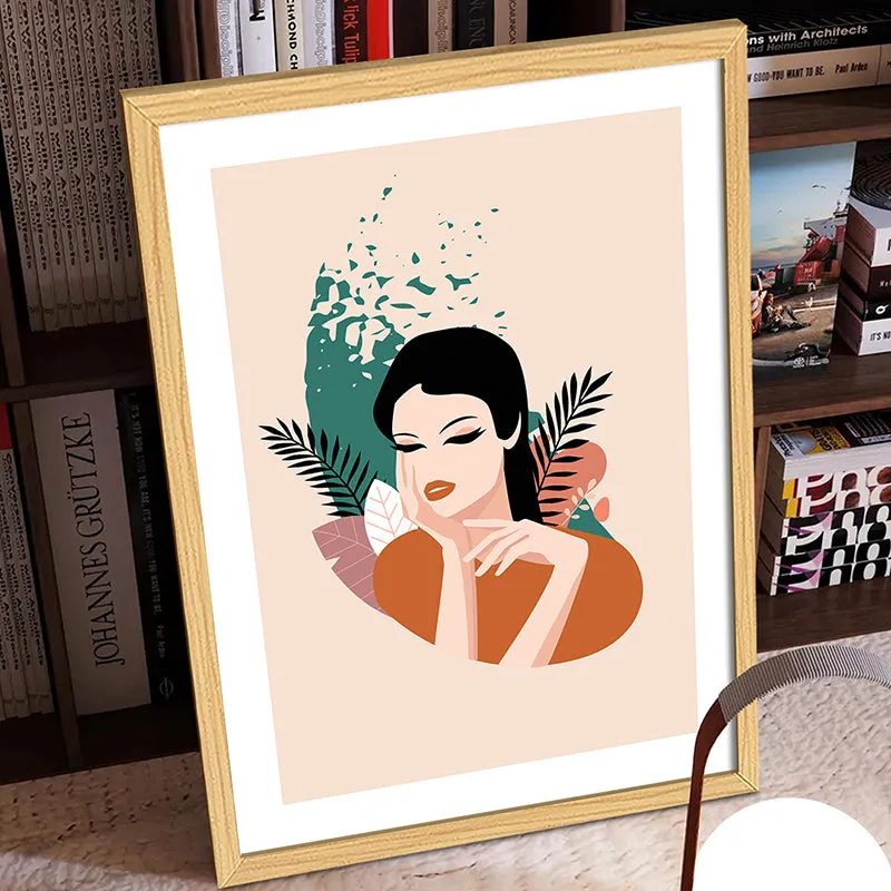 Woman In Spring Wall Art media 2