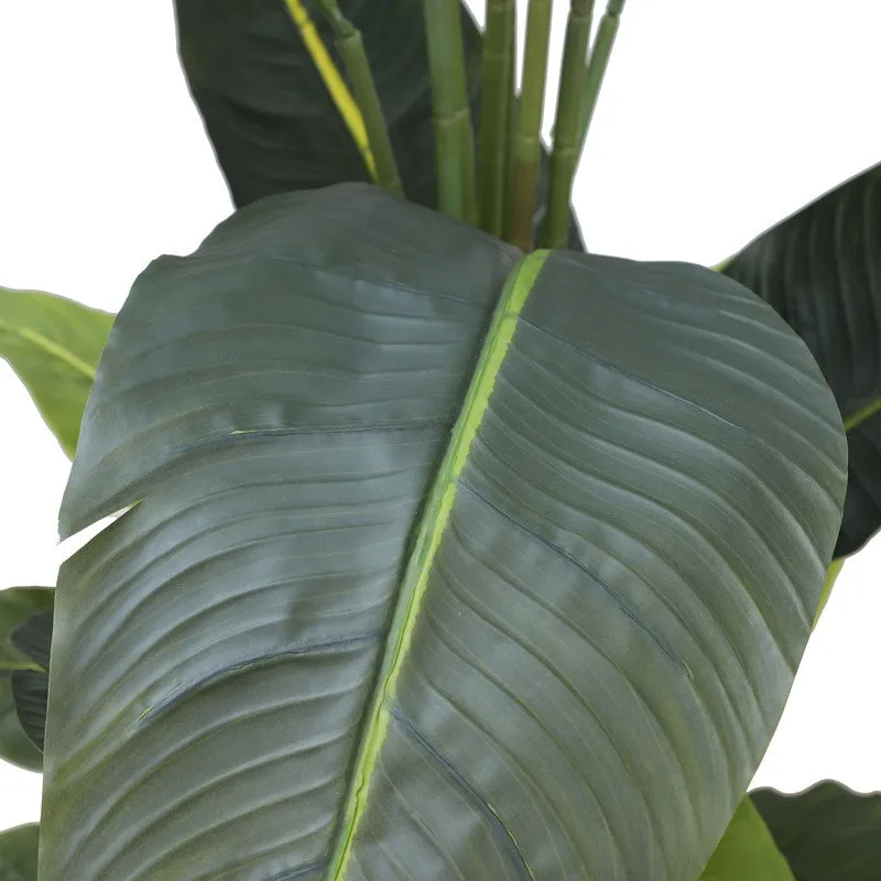 Green Haven Artificial Plant With Black Plastic Pot - 6.3 ft media 6