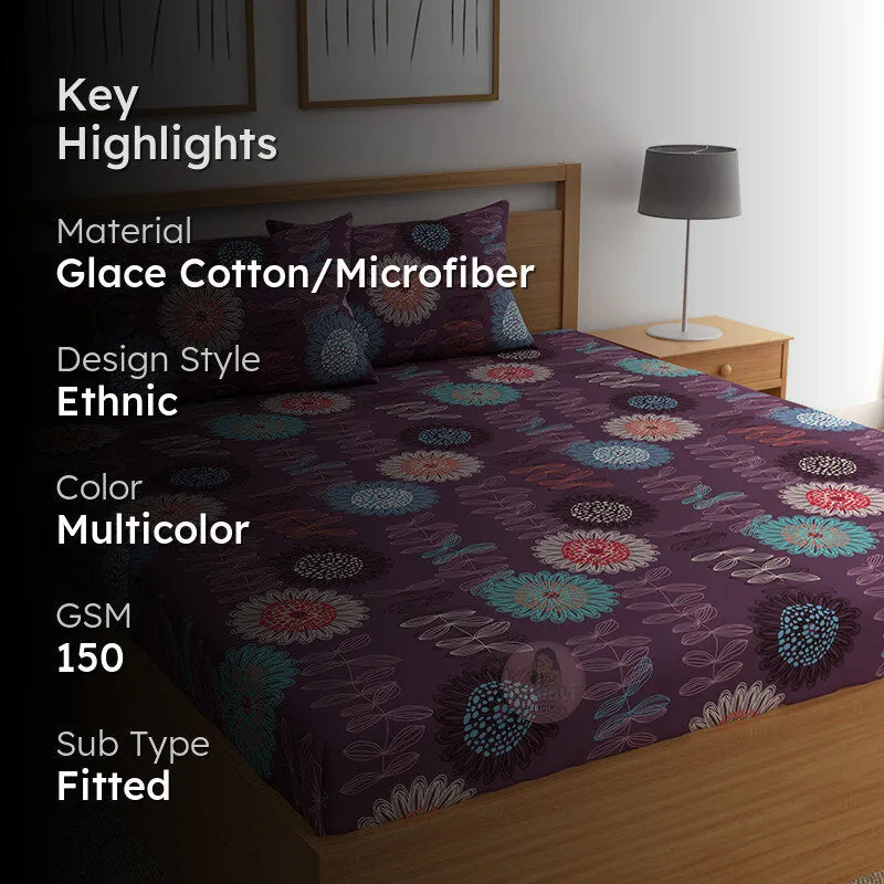 Minnette Fitted Microfiber Microfiber Bedsheet - 150 GSM media 2