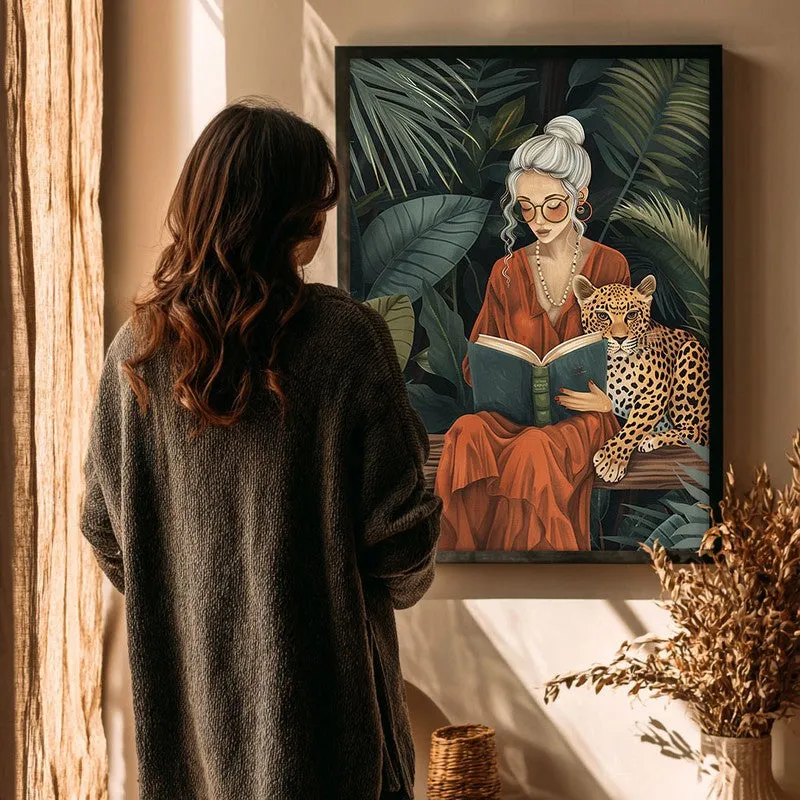 Forest Folio Canvas Wall Painting - Black Frame media 4