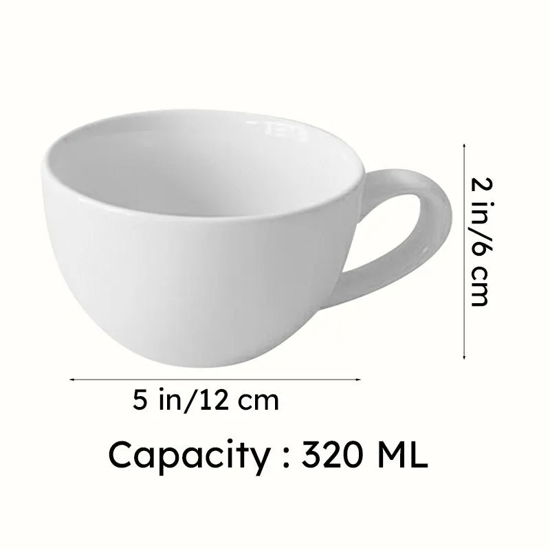 Dawn Ceramic Coffee Mug (320 mL Each) - Set Of Two media 9