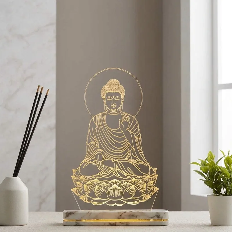 Enlightenment Acrylic Table Lamp - Transparent media 3