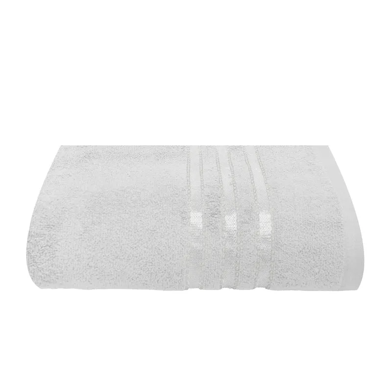 Micro Cotton LuxeDry Comfort Solid Bath Towel - White media 4