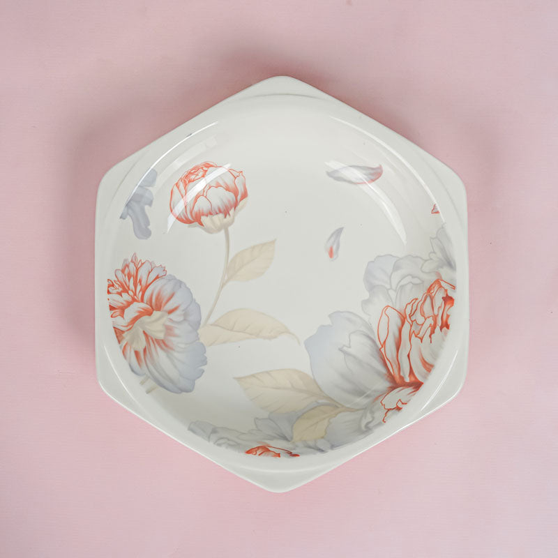 Mida Floral Pasta Plate - Set Of Two media 7