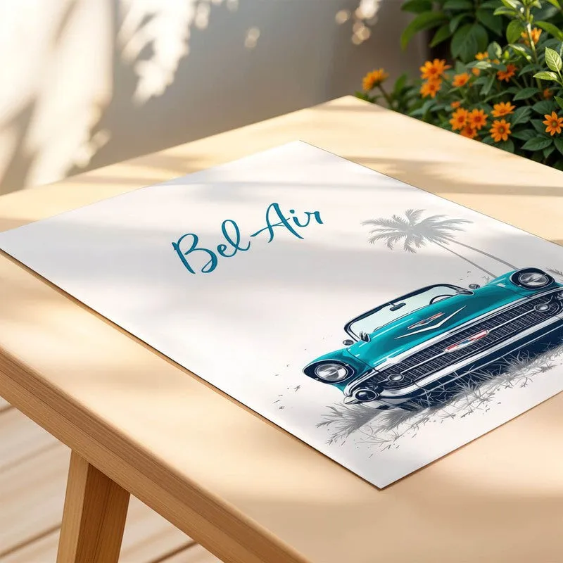 Turquoise Bel Air Wall Poster media 5