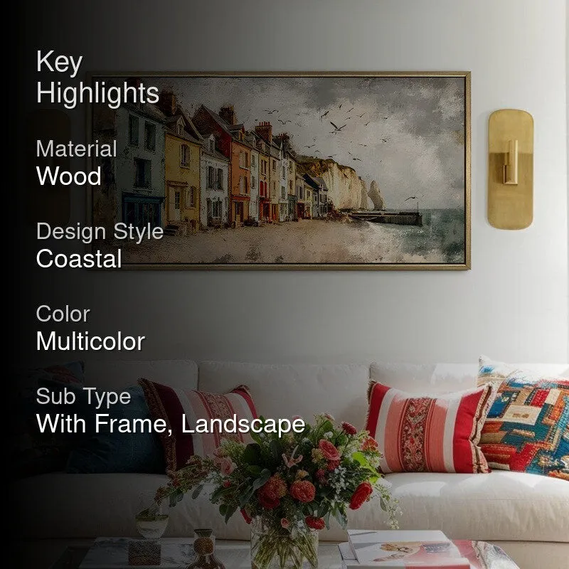 European Oceanfront Village Wall Art media 2