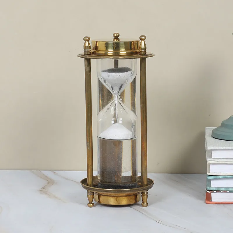 Sands Of Time Steel Showpiece - Gold media 1