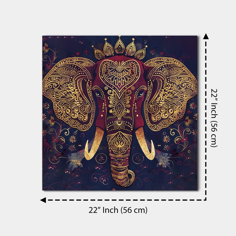 Majestic Elephant Canvas Wall Painting media 7