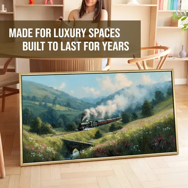 Ironwind Canvas Wall Painting With Frame media 5