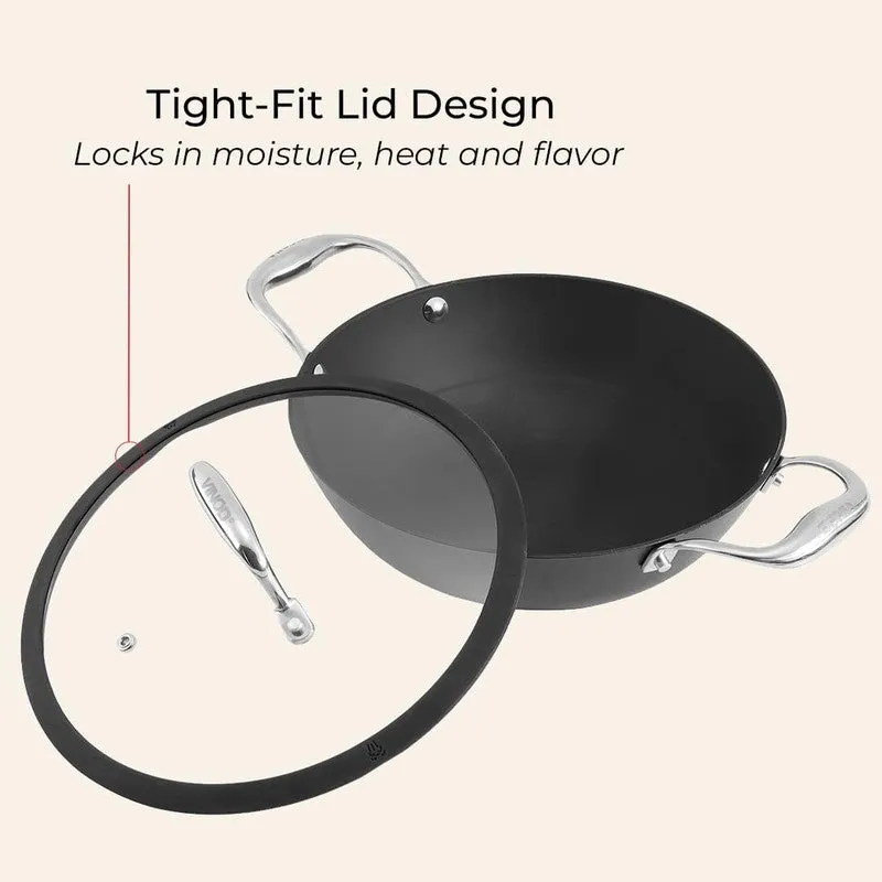 Vinod Sizzle King Kadhai With Lid - 2200 mL - 5
