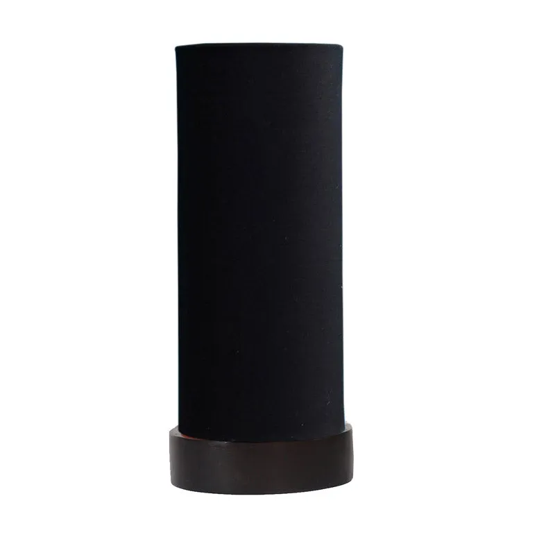 Mirza Tower Wooden Table Lamp - Black media 5