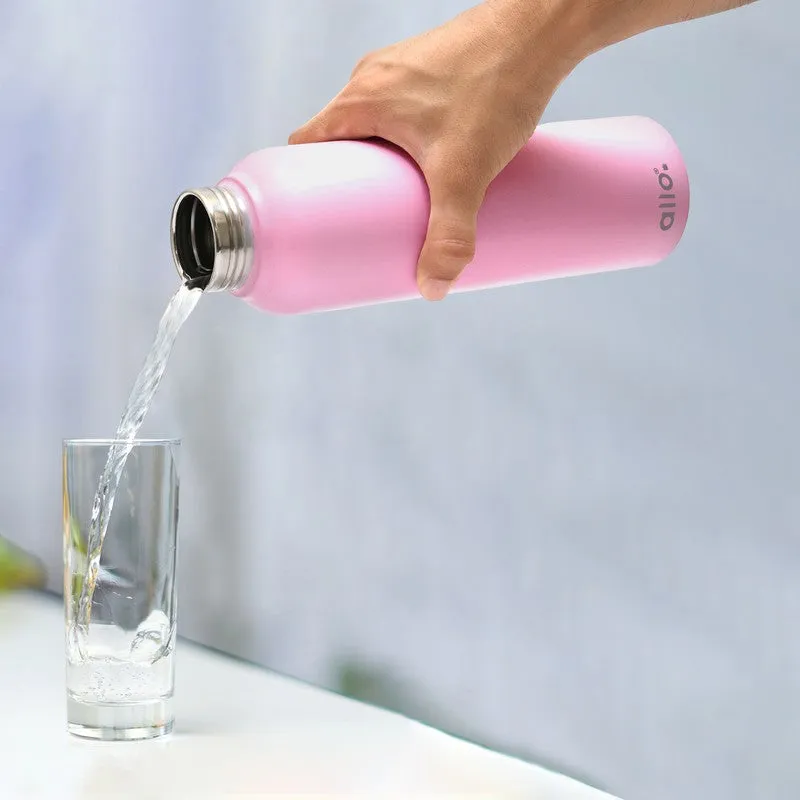AquaZen Stainless Steel Water Bottle (950 mL Each) - Set Of Five media 4