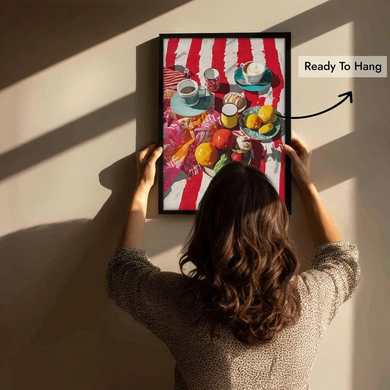 Tableya Canvas Wall Painting With Black Frame media 5