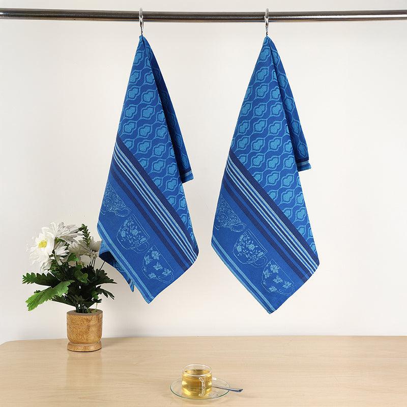 Chic Touch Cotton Kitchen Towel - Set Of Two