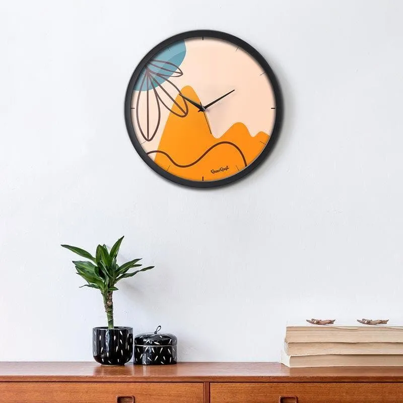 Abstract Nature Wall Clock media 1