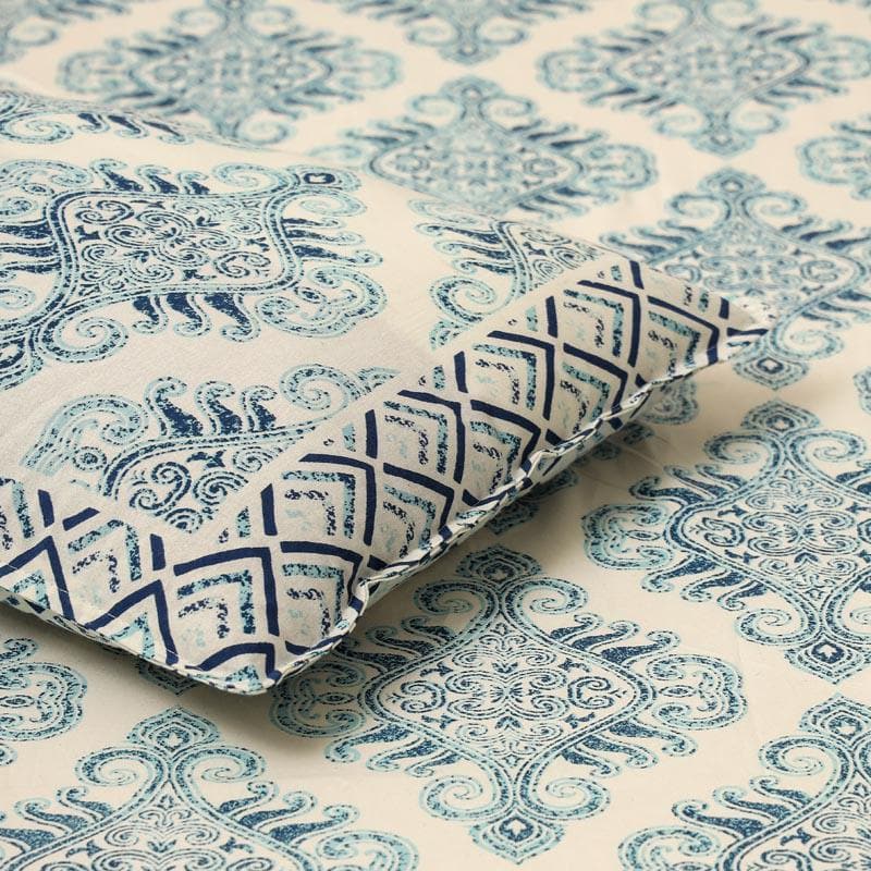 Ethnic Elegance Cotton Bedsheet - 180 TC media 3
