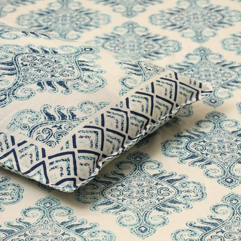 Ethnic Elegance Cotton Bedsheet - 180 TC media 3