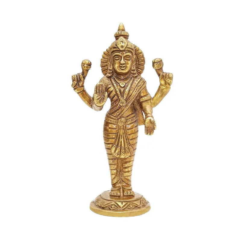 Sri Mahalaxmi Divine Brass Idol media 4