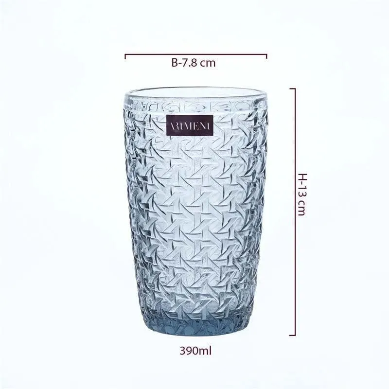 Elixir Tall Glass (Grey) (390 ml ) - Set Of Four media 5