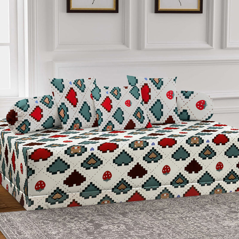 MotifLUx Diwan Set - Six Piece Set