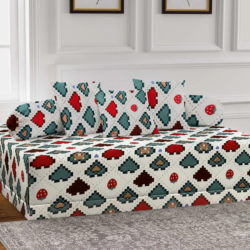 MotifLUx Diwan Set - Six Piece Set media 1