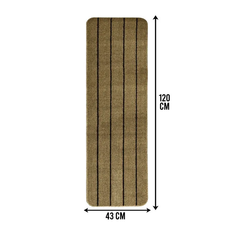 CozyLines Kitchen Floor Mats (Beige,Black) - Set of Two media 7