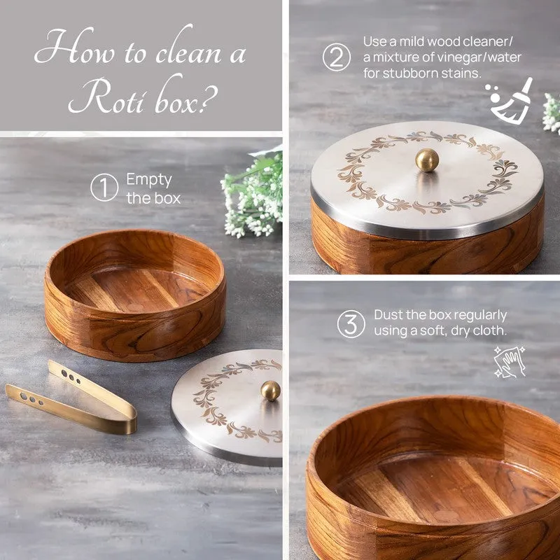 Acacia Roti Box - Silver media 3