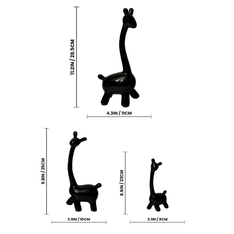 Artistry Giraffe Trio Showpiece - Set Of Three media 7