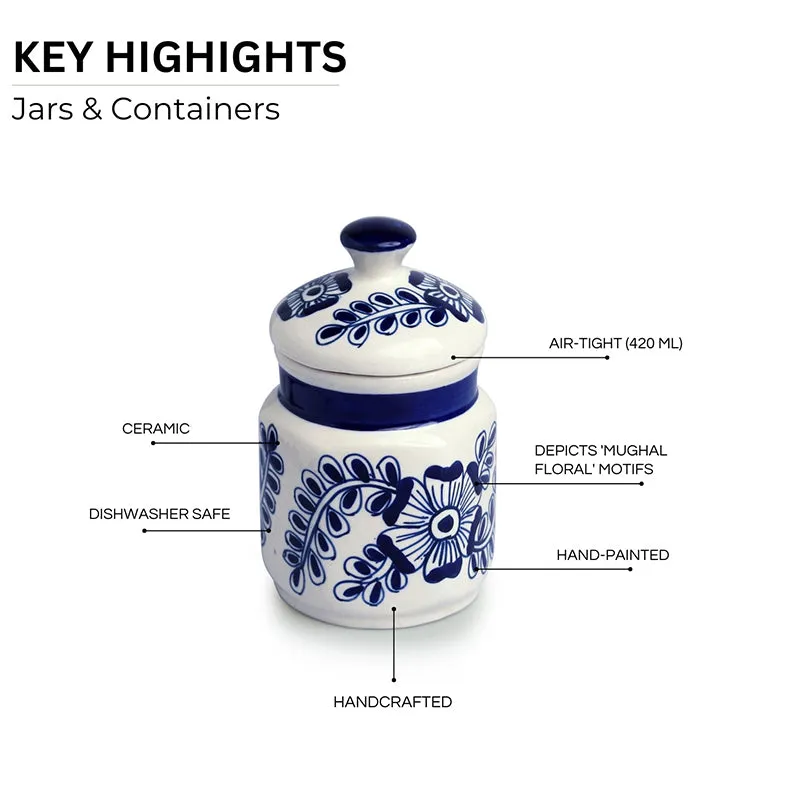 Oliera Ceramic Jar (420 mL) - Set Of Two media 5