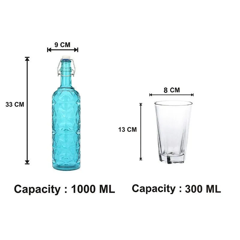 Ansel 1000 mL Water Bottle With 300 mL Glasses - Five Piece Set media 7