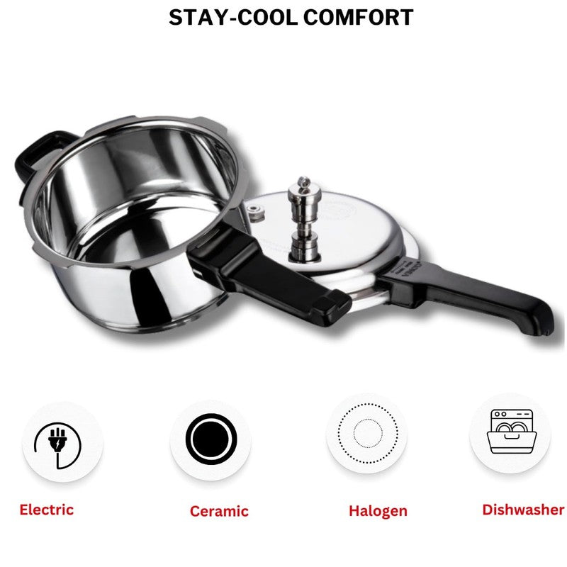 Vinod Prylin Pressure Cooker Stainless Steel - 2000 mL media 6