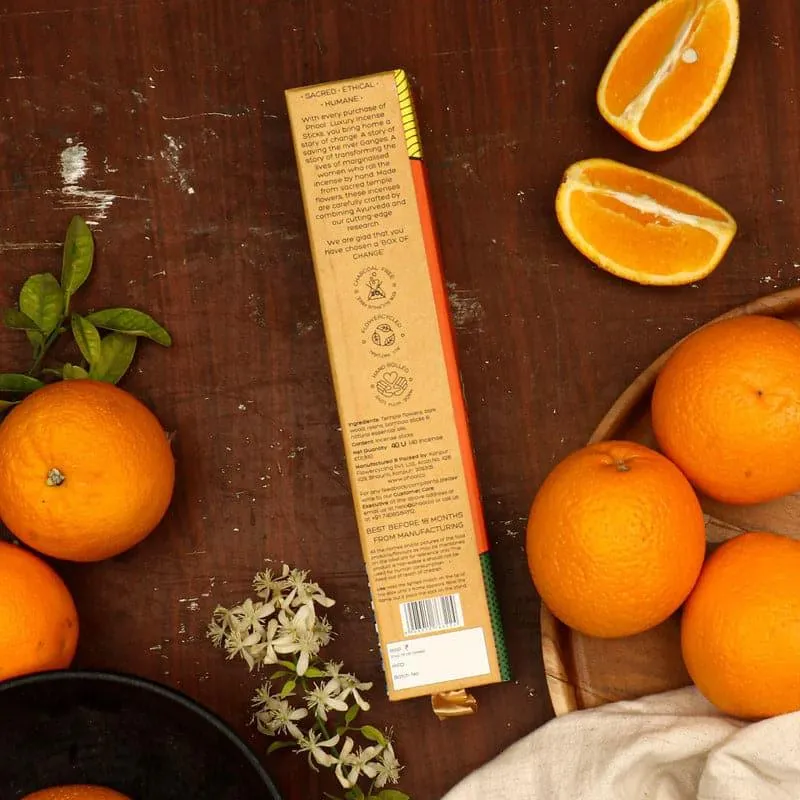 Phool Natural Incense Sticks (Orange) - Set Of Forty media 3
