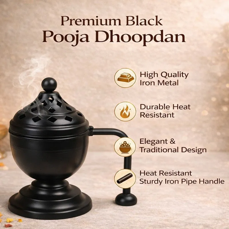 Prarthana Aroma Incense Holder - Black media 3